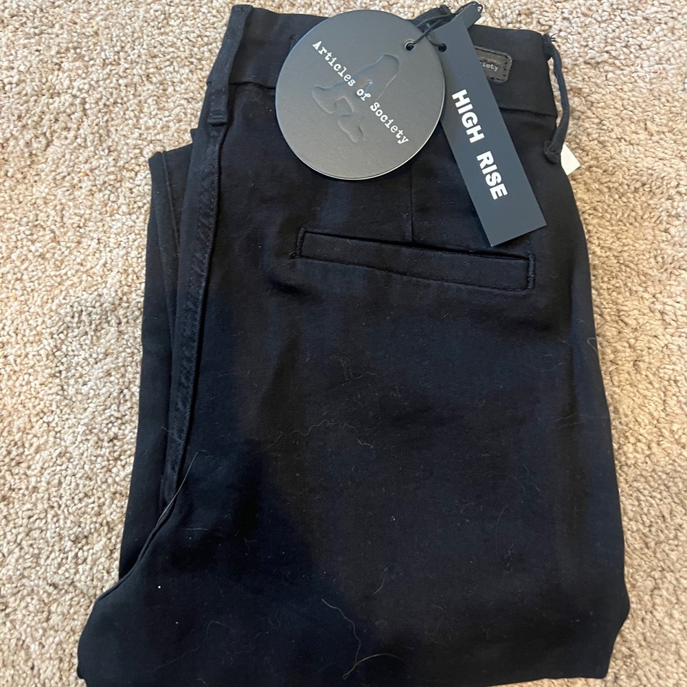 Articles of Society High Rise Black Jeans